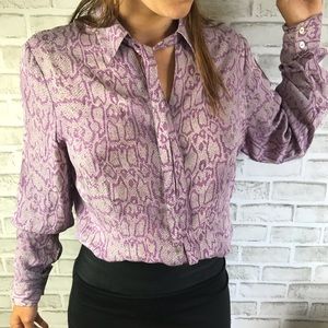 Vintage 100% Silk Blouse